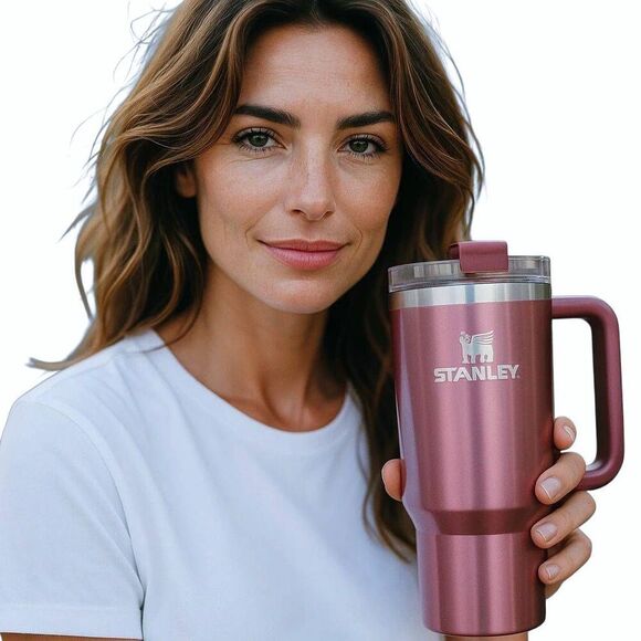 STANLEY Quencher® H2.0 FlowState™ Tumbler 1.2L 40 oz in Primrose Glow Travel Cup - Picture 1 of 13